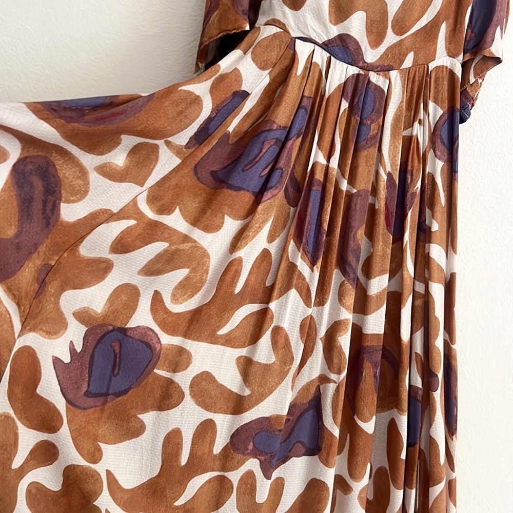 NWOT Anthropologie Piper Bandeau Maxi Dress Floral Cut Out - Picture 8 of 16